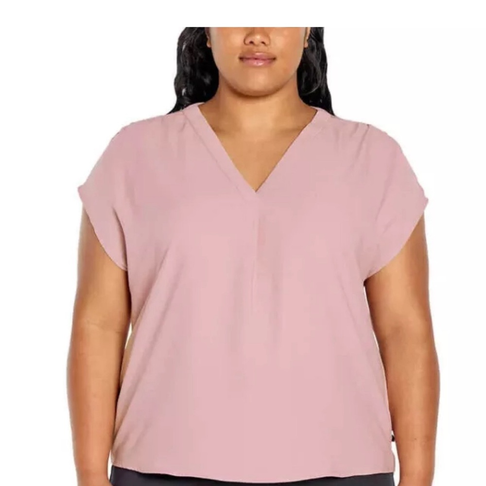 Banana Republic Ladies' Short Sleeve V-Neck Blouse